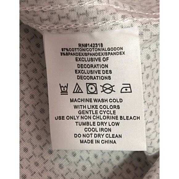 NWOT Nick Graham Everywhere Men‎ Size Large Stretch L/S Shirt Modern Fit Gray - Picture 7 of 9